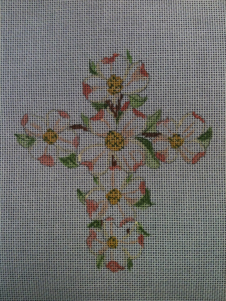 Dogwood Cross with stitch guide
