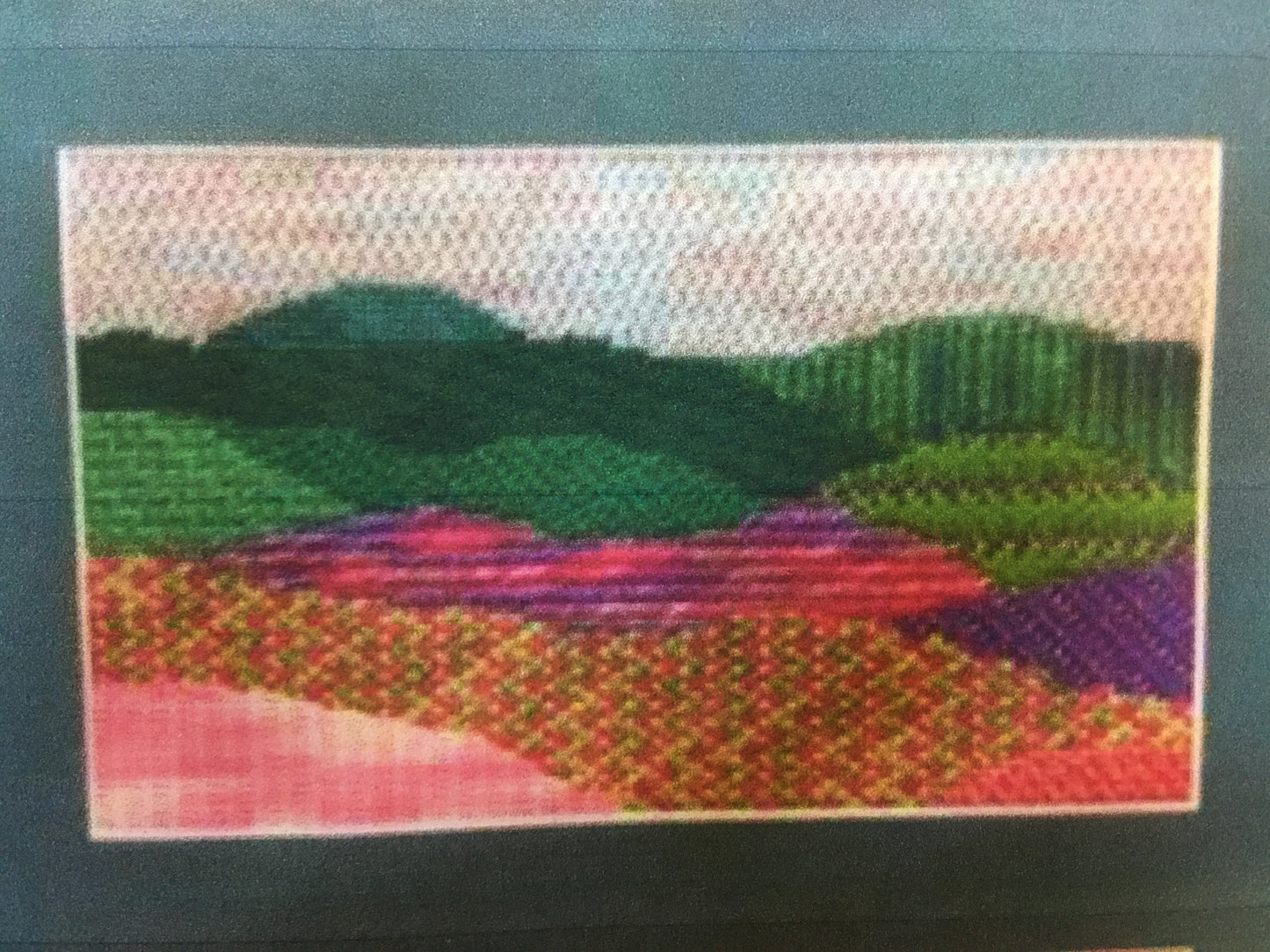 Spring in Blue Ridge Mountains with stitch guide