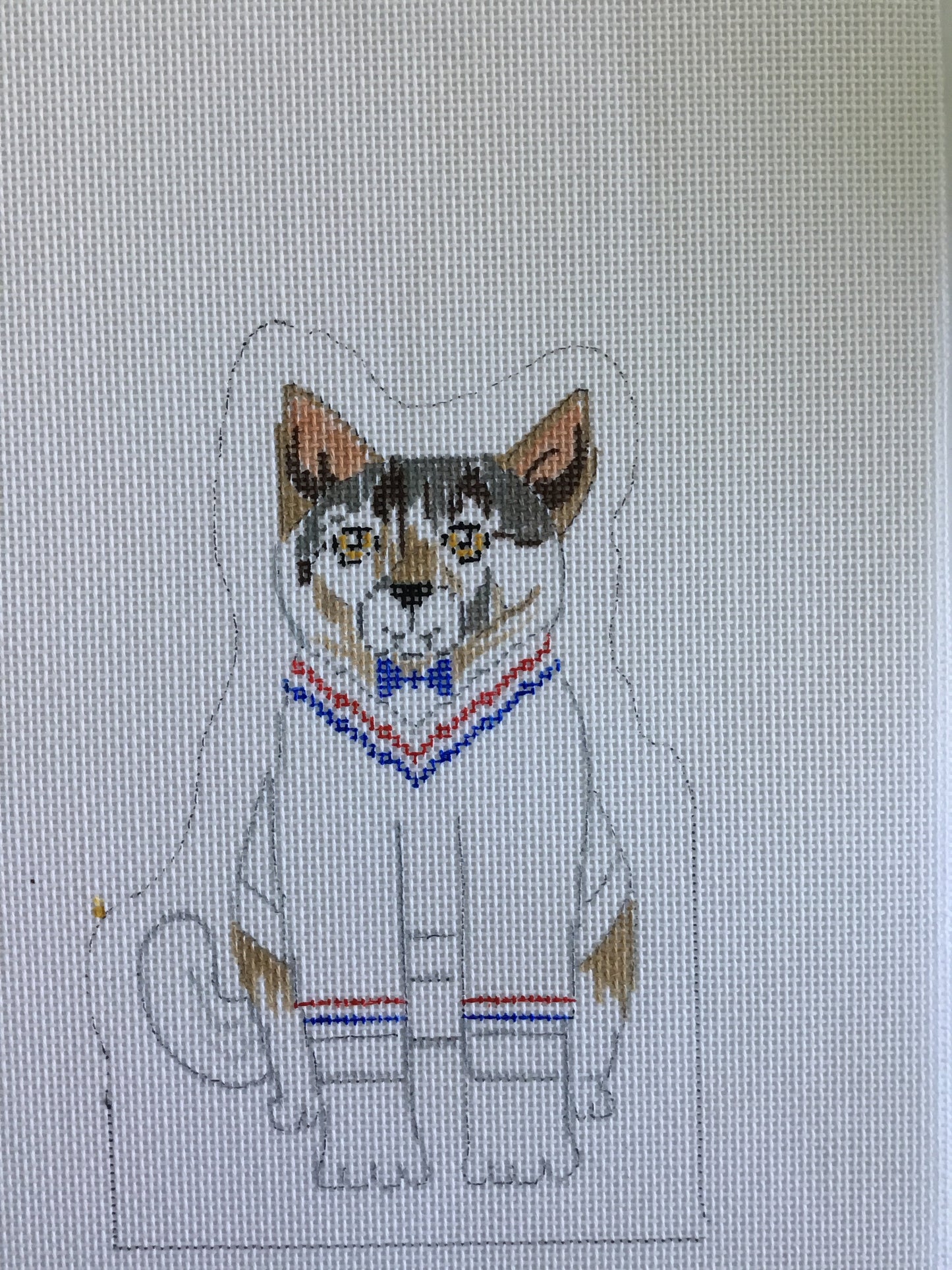 #6 June cat with stitch guide