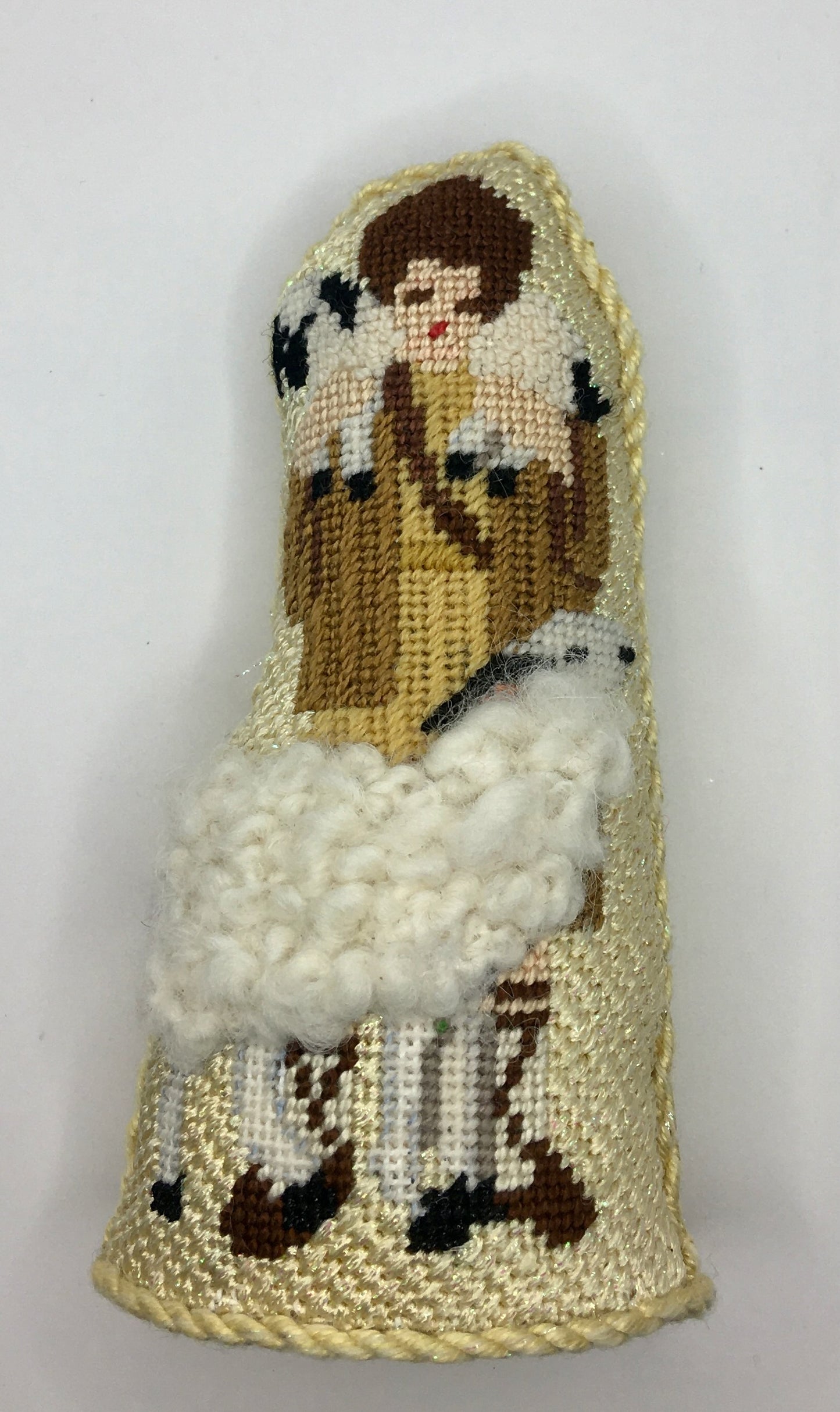 Nativity shepherd boy with stitch guide