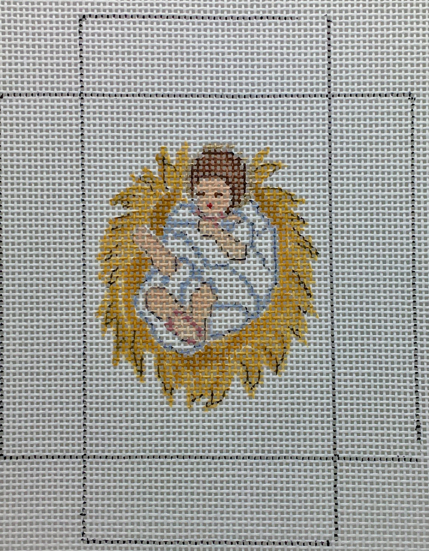 Nativity Baby Jesus with stitch guide