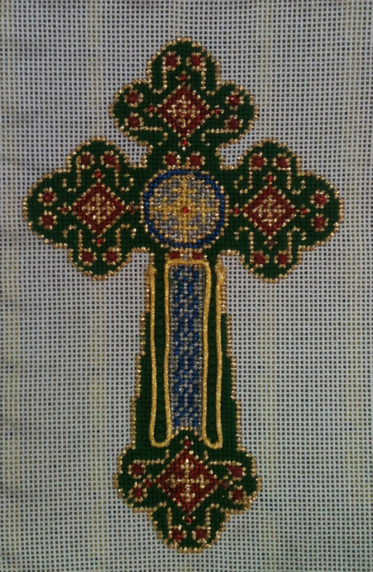 Green Gothic Cross