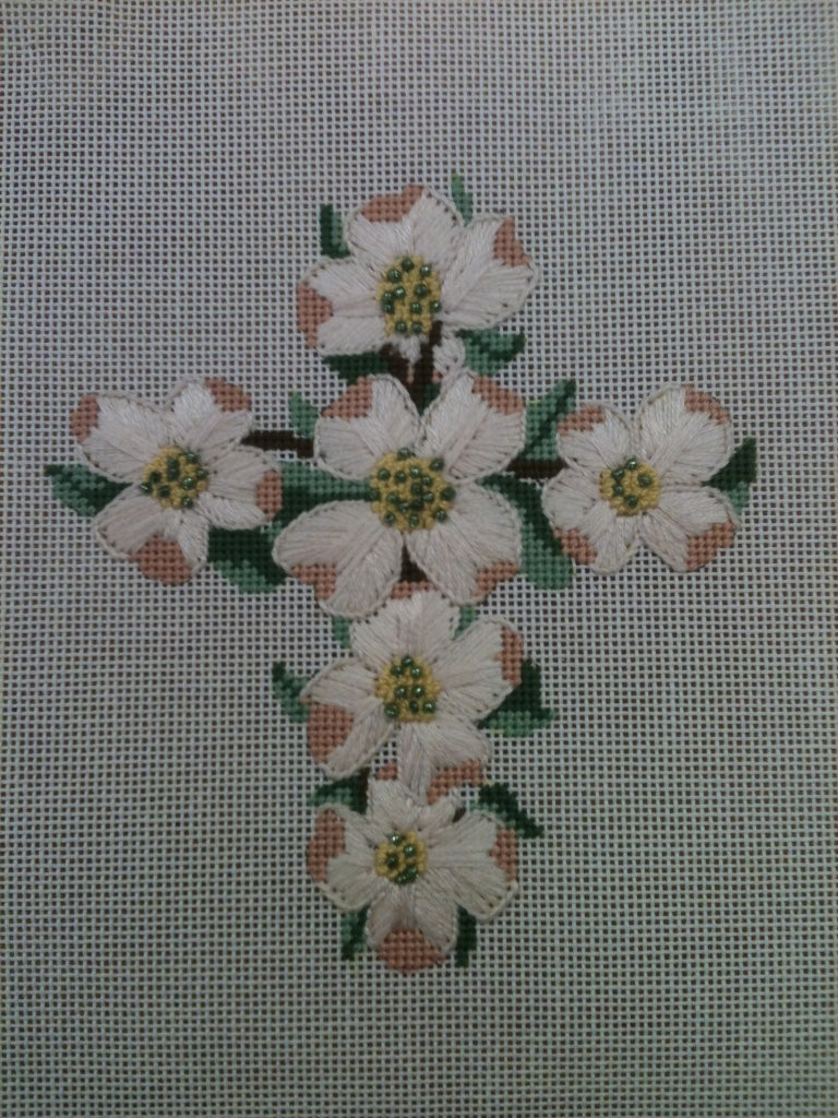 Dogwood Cross with stitch guide