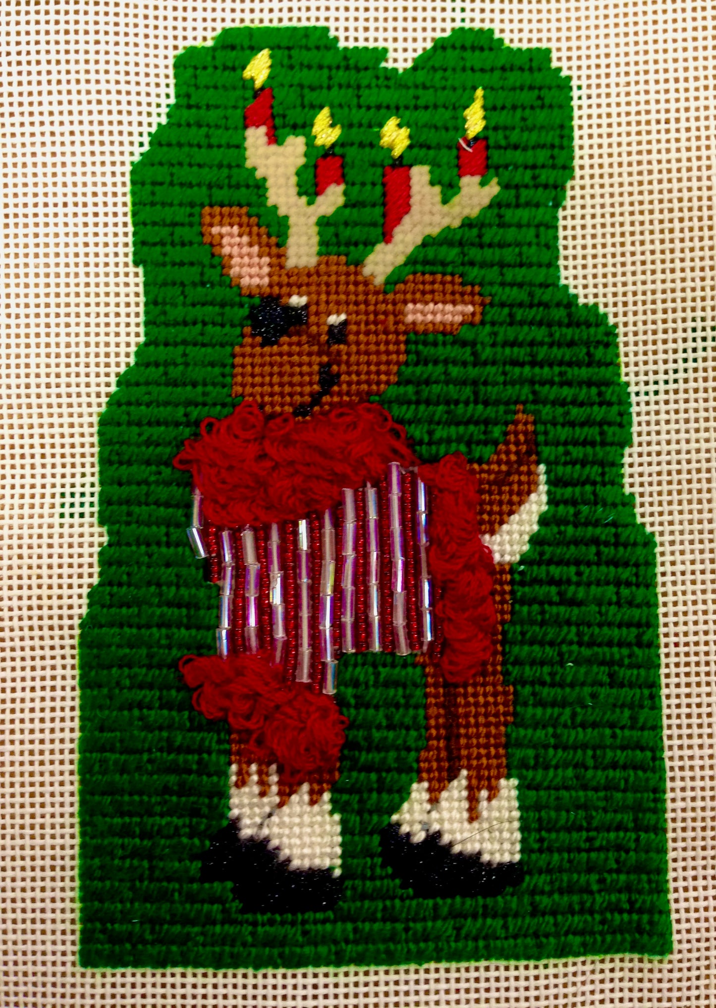 Funky Reindeer #8  Blitzen with stitch guide