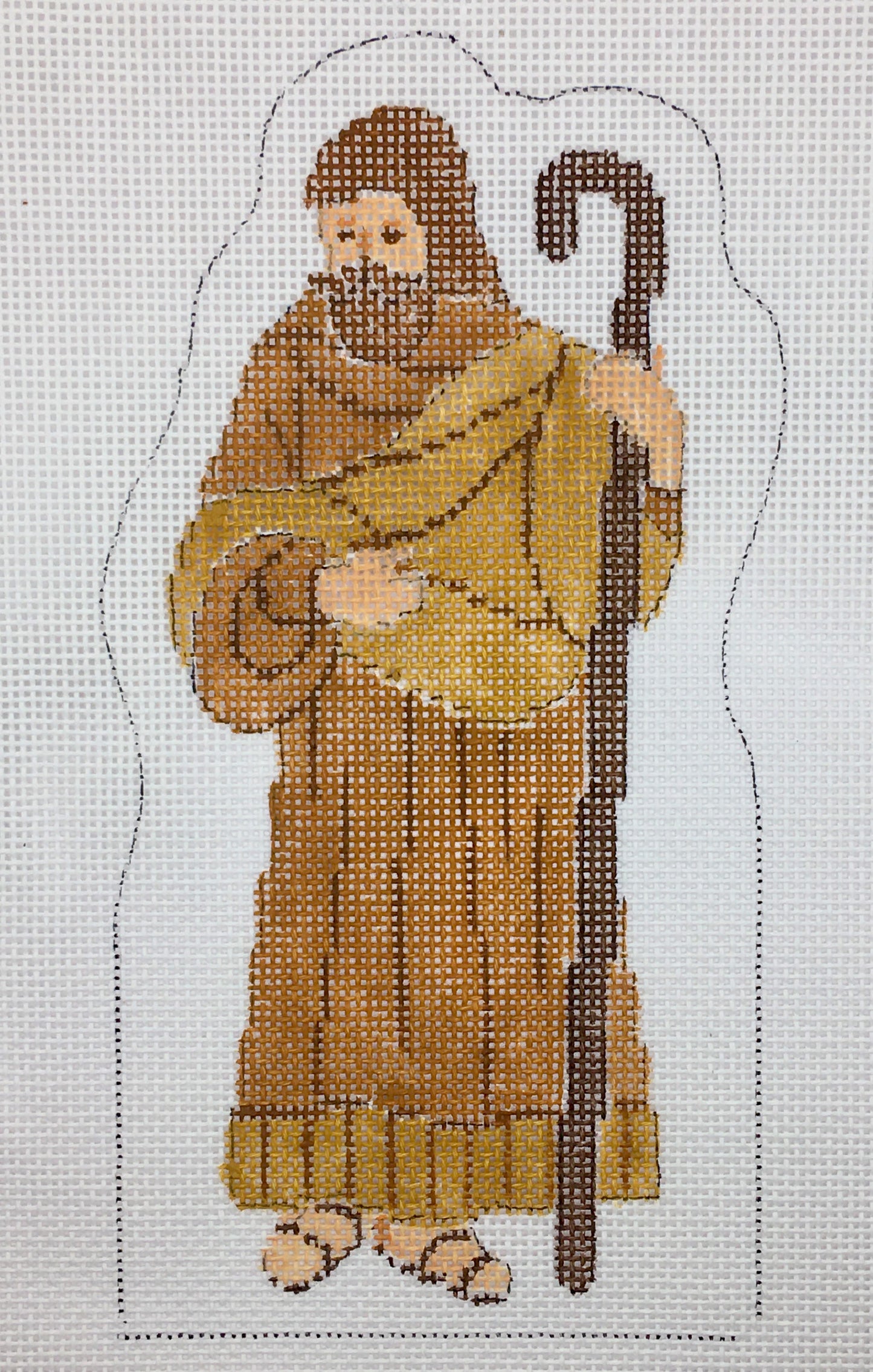 Nativity Joseph with stitch guide